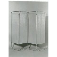 Brandt Industries Privacy Screen Folding 4-Panel Anodized Aluminum