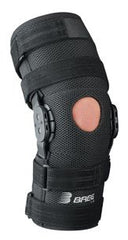 Breg Knee Brace RoadRunner® Medium Wraparound / Hook and Loop Straps 18 to 21 Inch Circumference Left or Right Knee