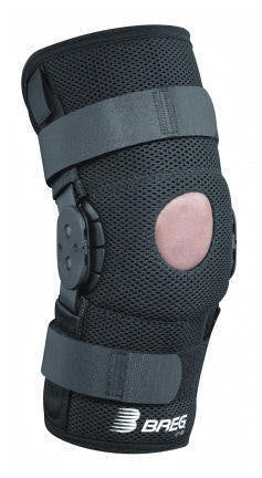 Breg Knee Brace ShortRunner™ Medium 18 to 21 Inch Circumference Left or Right Knee