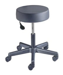 The Brewer Company Exam Stool Pneumatic Height Adjustment 5 Casters Black