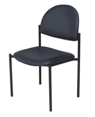 The Brewer Company Side Chair 1250 Series Slate / Yacht Blue Without Armrests Poly-Foam Upholstery