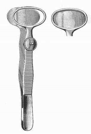 BR Surgical Chalazion Forceps HerMann Medizintechnik Desmarres 3 Inch Length Surgical Grade Straight - M-671803-1919 - Each