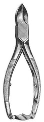 BR Surgical Nail Nipper BR Surgical Concave 5-1/2 Inch Stainless Steel - M-712133-4904 - Each