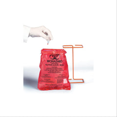 Bags for Benchtop Biohazard Bag Holder Bench-Top Biohazard Bags ,100 per Paxk - Axiom Medical Supplies