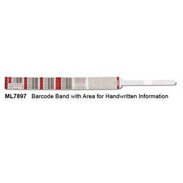 Barcode Typenex Blood Bands Next Generation Barcode • 11.75"L x 1.25"W ,10 / pk - Axiom Medical Supplies
