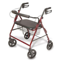 Bariatric Walker Bariatric Imperial Walkabout Rollator • Black Aluminum ,1 Each - Axiom Medical Supplies