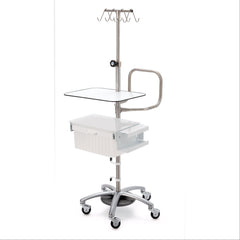 Basic Ventilator Support Cart Accessories 4-Outlet Antimicro Med Power Strip with Mount, Cord Winder, and Umbrella ,1 Each - Axiom Medical Supplies