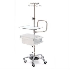 Basic Ventilator Support Cart Accessories Extra Large Bin with Bracket ,1 Each - Axiom Medical Supplies