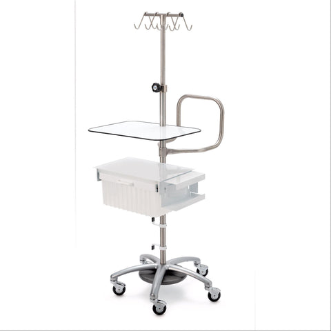 Basic Ventilator Support Cart Accessories 10-Hook Rake Top ,1 Each - Axiom Medical Supplies