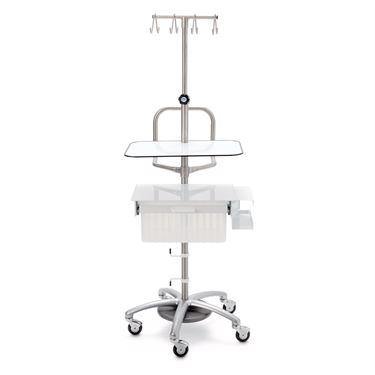 Basic Ventilator Support Cart Basic Ventilator Support Cart* • 29"W x 25"L x 63"-89"H ,1 Each - Axiom Medical Supplies