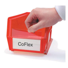 MarketLab Bin Label Protectors For ML6001 and ML6033 • 3"W x 1"H ,12 / pk - Axiom Medical Supplies