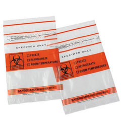 Biohazard TearZone Bags Biohazard TearZone Bags • 6"W x 9"H ,100 per Paxk - Axiom Medical Supplies