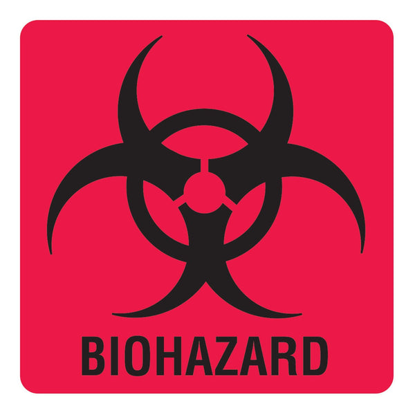 Biohazard Warning Labels 