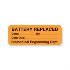 Biomedical Engineering Dept Labels Equipment Storage • Purple • 2.25"W x 0.88"H ,420 / pk - Axiom Medical Supplies