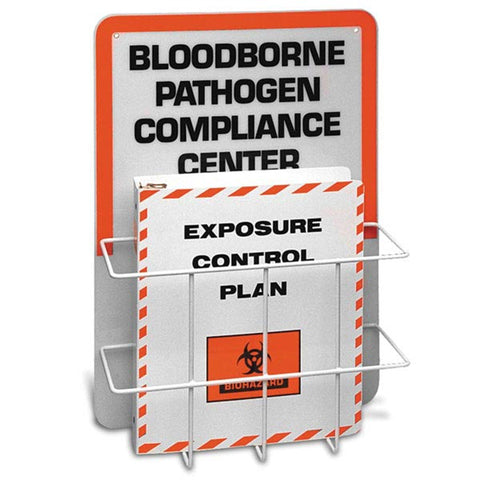 Bloodborne Pathogen Center Exposure Control Plan Binder Only ,1 Each - Axiom Medical Supplies