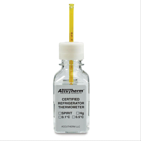 Bottle Thermometers Freezer • 30mL • -30°C to 0°C ,1 Each - Axiom Medical Supplies