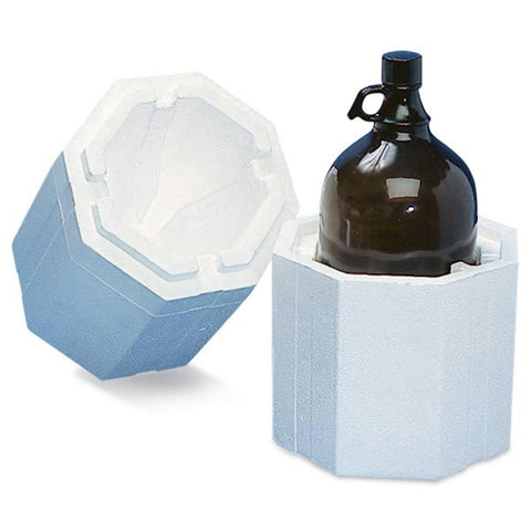 Bottle Shippers 946ml Boston Round • Holds 1 • 10.5"L x 5.5"W x 5.5"H ,45 / pk - Axiom Medical Supplies