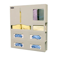 Bowman ABS ADA Quad Glove Isolation Station Bowman ABS ADA Quad Glove Isolation Station • 23.37"W x 4"D x 26.63"H ,1 Each - Axiom Medical Supplies