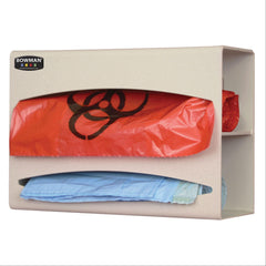 Bowman ABS Bag Dispenser Single • 10.1"W x 3.95"D x 3.6"H ,1 Each - Axiom Medical Supplies