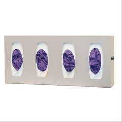 Bowman ABS Glove Box Dispenser Quad • 22.63"W x 4"D x 10.13"H ,1 Each - Axiom Medical Supplies