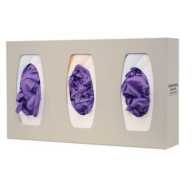 Bowman ABS Triple Glove Box Dispenser Triple • 17.08"W x 4.22"D x 10.11"H ,1 Each - Axiom Medical Supplies