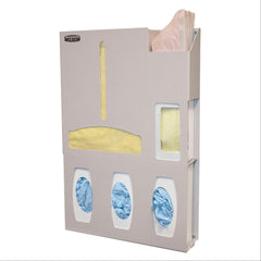 Bowman ADA ABS Isolation Station with Wipe Holder Bowman ADA ABS Isolation Station with Wipe Holder • 16.75"W x 4"D x 25.63"H ,1 Each - Axiom Medical Supplies