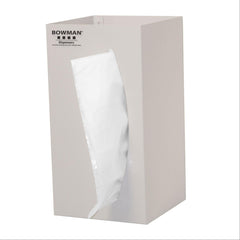 Bowman Aluminum Large Single Bag Dispenser Bowman Aluminum Large Single Bag Dispenser • 12"W x 6.4"D x 6.35"H ,1 Each - Axiom Medical Supplies