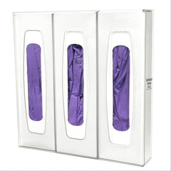 Bowman PETG Extra Tall Triple Glove Box Dispenser Bowman PETG Extra Tall Triple Glove Box Dispenser • 15.7"W x 2.95"D x 16.1"H ,1 Each - Axiom Medical Supplies