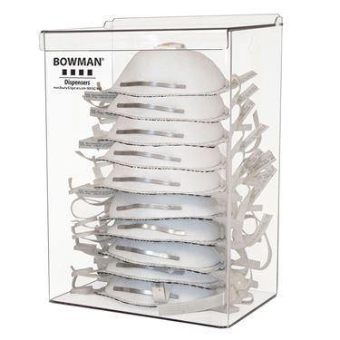 Bowman PETG Large Top Dispensing Bulk Dispenser Large • Top Dispensing • 9"W x 5.96"D x 12.69"H ,1 Each - Axiom Medical Supplies