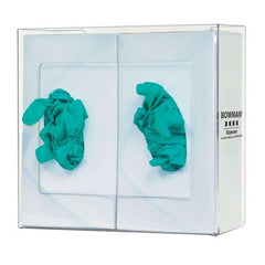 Bowman PETG Non-Divided Glove Box Dispensers Triple • 15.95"W x 3.95"D x 10.1"H ,1 Each - Axiom Medical Supplies