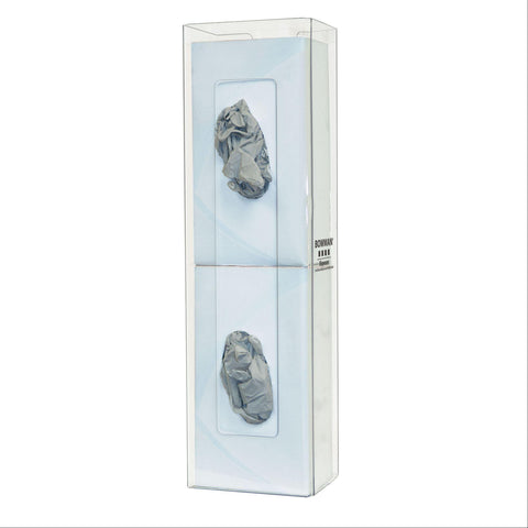 Bowman PETG Vertical Glove Box Dispenser Triple • 5.5"W x 3.94"D x 30.11"H ,1 Each - Axiom Medical Supplies