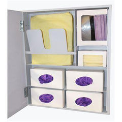 Bowman Recessed Isolation Station with Door Bowman Recessed Isolation Station with Door • 24.36"W x 4.77"D x 27.65"H ,1 Each - Axiom Medical Supplies