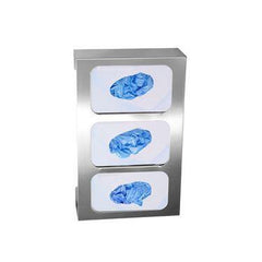 Bowman Stainless Steel Glove Box Dispensers Triple • 15.87"W x 3.81"D x 10.03"H ,1 Each - Axiom Medical Supplies