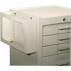 Bowman Steel Glove Box Dispenser Single • 5.66"W x 3.83"D x 10"H ,1 Each - Axiom Medical Supplies