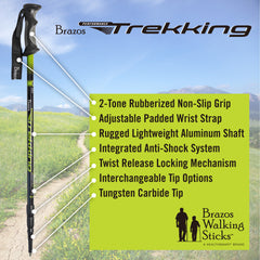 Brazos Trekking Poles Hiking Poles AM-604-3000-0200