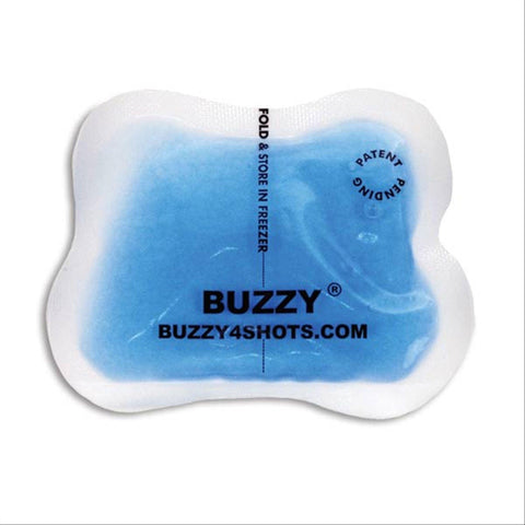 Buzzy Pain Relief System Blue Gel Wings 4"L x 3.25"W x 0.25"H ,Pack oF 25 - Axiom Medical Supplies