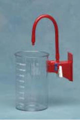 Cardinal Suction Canister Flex Advantage® 3000 mL Built-In On / Off Valve Lid