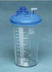 Cardinal Suction Canister Medi-Vac® Guardian™ PPV 3000 mL Shut-Off Valve / Locking Lid