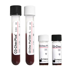 Streck Laboratories Immunophenotyping Control CD-Chex Plus Positive / CD4 Low / Normal Level 2 X 3 mL - M-778950-3826 | Each