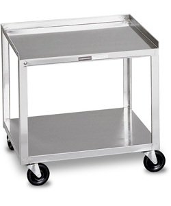 DJO Utility Cart Stainless Steel 19 X 20 X 17 Inch Silver