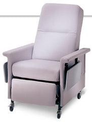 Champion Manufacturing Standard Transport Manual Recliner 59 Series Gray 3 Inch Caster