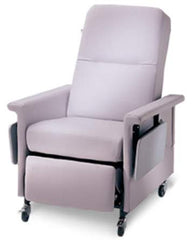 Champion Manufacturing Standard Transport Manual Recliner 59 Series Natural Foam 3 Inch Caster