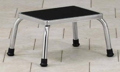Clinton Industries Step Stool 1-Step Chrome Plated Steel 9 Inch Step Height - M-670695-1892 - Each