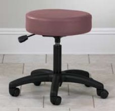 Clinton Industries Exam Stool Value Series Backless Pneumatic Height Adjustment 5 Casters Slate Blue