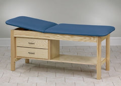 Clinton Industries Treatment Table with Drawer ETA Classic Series Fixed Height 400 lbs. Weight Capacity