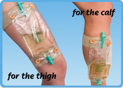Core Products Urinary Bag Support Kit NelMed Two 2 Inch W Lined Elastic Bands