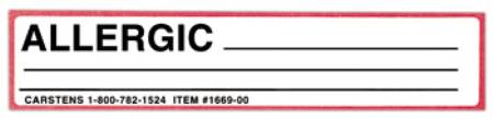 Carstens Identification Card Medsav Solutions®