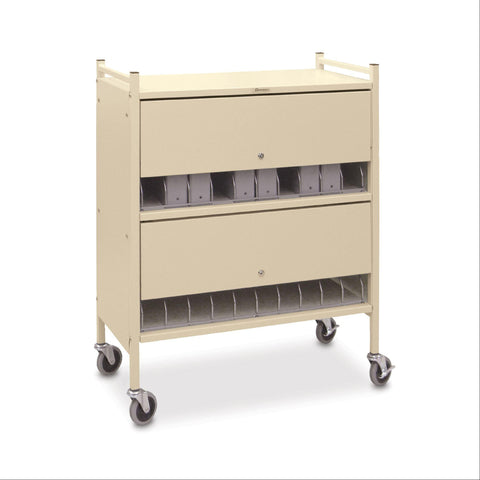 Cabinet-Style Chart Carts Chart Rack File Organizer • 31"W x 16"D x 17"H • Will not fit ML1710 ,1 Each - Axiom Medical Supplies