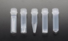 Simport Scientific Micrewtube® Microcentrifuge Tube Conical Bottom, Skirted Plain 11 X 44 mm 0.5 mL Without Color Coding Screw Cap Polypropylene Tube - M-1174026-3952 - Case of 1000