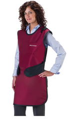 Wolf X-Ray Easy Wrap X-Ray Apron with Thyroid Collar Navy Shimmer 2X-Large - M-1117153-4960 - Each